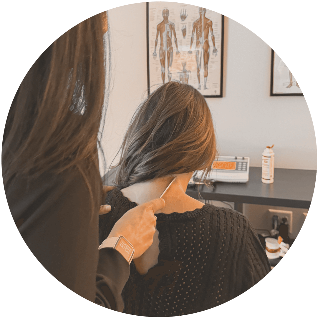 Chiropractor providing family wellness care